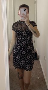 No Boundaries Floral Lace Dress Photo 0
