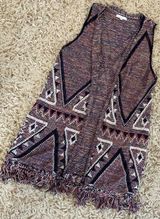 New Direction s Longline Knit Open-front Sweater Vest Photo 0