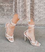 Lulus Lace Up Heels Photo 0