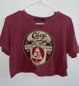 Obey Crop Top Photo 0