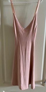 Windsor Pink Suede Dress Photo 0