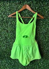 Free People Righteous Runsie Size XS NWT Green Photo 0