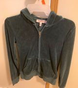 Juicy Couture Green Velvet Track Jacket Photo 0
