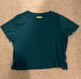Turquoise Crop Top Size Medium Photo 0