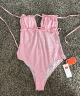 LoveShackFancy style pink one piece Photo 0