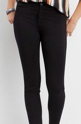 flying monkey Mid Rise Black Jeans Photo 0