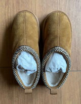 Koolaburra by UGG Women's Burree Slipper in suede with a platform EVA sole.  Photo 0