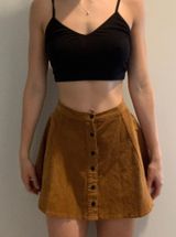 Brandy Melville brown casual skirt Photo 0