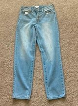 Nordstrom bp. Light wash blue button up mom High Waisted jeans Photo 0