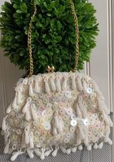 New women’s Formal vintage retro beaded rare unique small clutch bag Photo 0