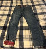 Eddie Bauer Flannel Lined Boyfriend Jeans Photo 0