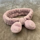 Cute Pink Bunny Ears Headband Makeup Comfortable Soft Photo 0