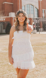 White Mini Dress Photo 0