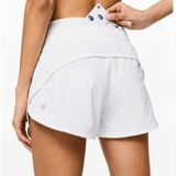 Lululemon Speed Up Short Long 4" White Photo 0