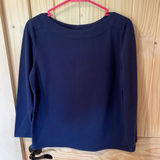 Rafaella navy blue shirt size medium Photo 0