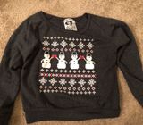 Christmas Top Gray Size M Photo 0