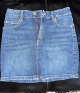 denim mini skirt Photo 0