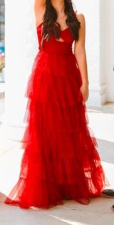 Red Prom Dress Photo 0