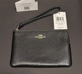 Black Leather Wristlet Photo 0