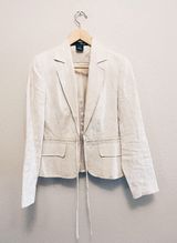 Willi Smith Cream Blazer Photo 0