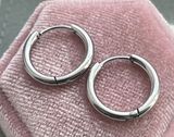 Anthro 18K Tarnish Resistant Hoops Photo 0