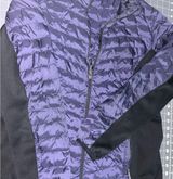 Stylish Women's Purple and Black Puffer Jacket Size XL Photo 0