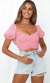 Hello Molly Pink Top Photo 0