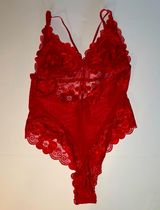 Avidlove Womens Lingerie Lace Teddy One Piece Sexy Mini Bodysuit Valentine’s Day Photo 0