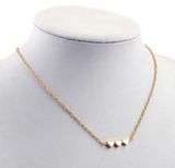 NWT! Three Hearts Gold Necklace! Photo 0