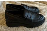 Y2K Chunky Loafers Black Slip On "Jay" Women’s Size 8.5M UNIONBAY Faux Leather Photo 0
