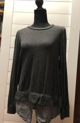 Bobeau Grey Sweater Photo 0