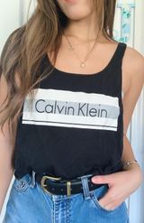 Calvin Klein Box Logo Muscle Tank Top Photo 0
