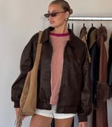 Princess Polly Leather Jacket Photo 0