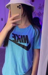 Nike blue tee Photo 0