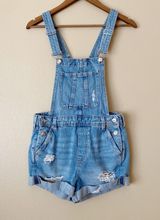 H&M Divided Jean Overall Shorts Photo 0