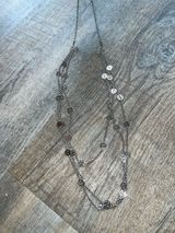 Tory Burch Muti Strand Logo Chain Necklace  Photo 0