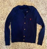 Ralph Lauren Navy Cardigan Photo 0