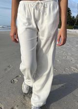 Brandy Melville Sweatpants White Photo 0