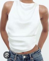 Silk Backless Top Photo 0