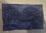 Lace Navy Bandeau Blue Photo 0