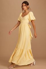 Lulus Yellow Sun Type of Love Maxi Dress Photo 0