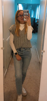 Grey Sweater Vest  Photo 0