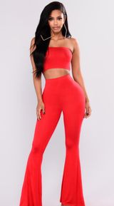 Red Pants Set Photo 0