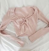Light Pink Long Sleeve Photo 0