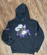 Cowpuncher Western Hoodie Black Photo 0