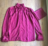 Handmade Vintage  Ruffled Blouse Photo 0