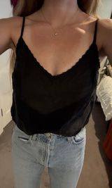 Cotton On Black Lace Cami Photo 0
