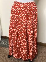 Tangerine Fashion  spotted boho maxi skirt size medium Photo 0