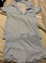 Bamboo Pajama Set Blue Size XS Photo 0