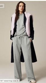 J.Crew Heritage terry wide-leg sweatpant Photo 0